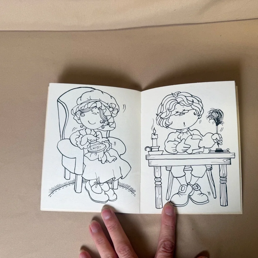 Vintage Hallmark Yankee Doodle Days Coloring Book Unused Americana 50PF 991-5